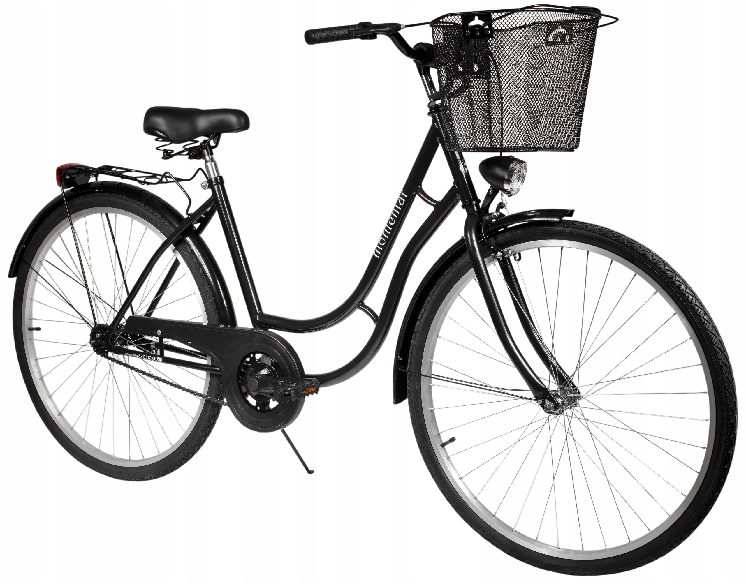 Rower Retro Damski Damka Męski Miejski Montemar 26 Czarny Polski producent