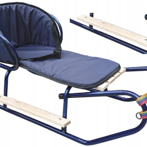 SANKI BASIC z OPARCIEM +GRUBY MATERAC z PASAMI +PODNÓŻKI