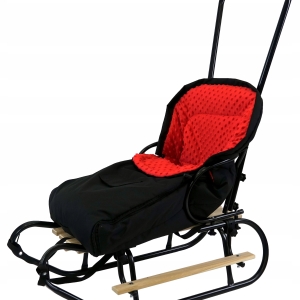 POLSKIE SANKI + OPARCIE + PODNÓŻKI + PCHACZ + ŚPIWÓR