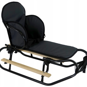 POLSKIE SANKI + OPARCIE + PODNÓŻKI + MATERAC + PASY