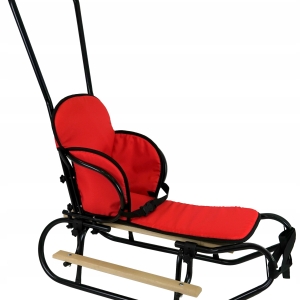 POLSKIE SANKI + OPARCIE + PODNÓŻKI + PCHACZ + MATERAC + PASY